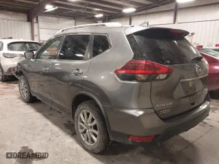 2019 Nissan Rogue SV with VIN JN8AT2MV2KW372103, listed as a IAAI auction lot 41636203 with 38,999 mi miles. Bid and sale history available at carsss.com. Image 3.