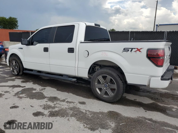 2014 Ford F-150 XL with VIN 1FTEW1CM3EFA86157, listed as a Copart auction lot 61084245 with 416,688 mi miles and Salvage title. Bid and sale history available at DreamBid. Image 2.