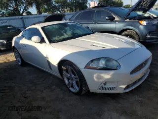 2008 Jaguar XK with VIN SAJWA43C189B23550, listed as a Copart auction lot 74825514 with 0 mi miles and Salvage Title. Bid and sale history available at carsss.com. Image 4.