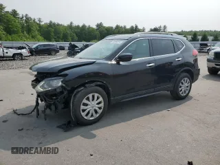 2017 Nissan Rogue SL with VIN 5N1AT2MV6HC814737, listed as a Copart auction lot 58960315 with 156,045 mi miles and Salvage title. Bid and sale history available at DreamBid. Image 1.