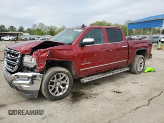 2018 GMC Sierra 1500 SLT with VIN 3GTP1NECXJG270412, listed as a Copart auction lot 50604415 with 194,984 mi miles and Salvage title. Bid and sale history available at DreamBid. Image 1.