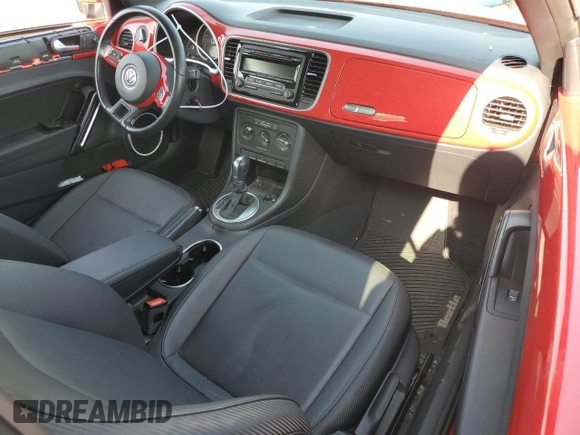 2015 Volkswagen Beetle 1.8T with VIN 3VW517AT0FM803740, listed as a Copart auction lot 59227115 with Not provided miles and Salvage title. Bid and sale history available at DreamBid. Image 8.