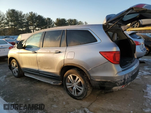 2016 Honda Pilot EX with VIN 5FNYF5H31GB029161, listed as a Copart auction lot 41995425 with 124,793 mi miles and Salvage Title. Bid and sale history available at carsss.com. Image 2.