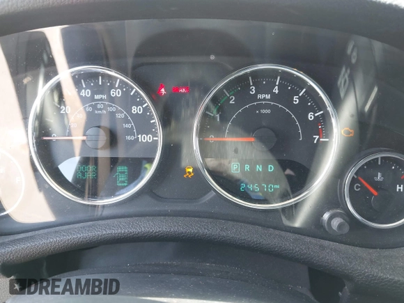 2016 Jeep Wrangler Unlimited Freedom with VIN 1C4BJWDG7GL109953, listed as a IAAI auction lot 42140111 with 24,570 mi miles and . Bid and sale history available at DreamBid. Image 7.