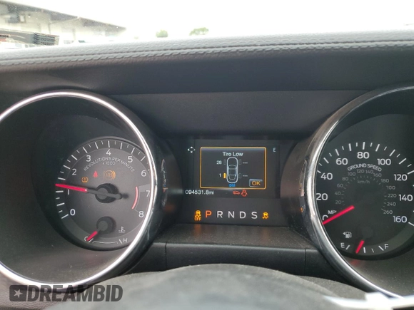 2015 Ford Mustang EcoBoost with VIN 1FA6P8TH8F5372855, listed as a Copart auction lot 72701714 with 94,531 mi miles and Non Repairable. Bid and sale history available at carsss.com. Image 9.