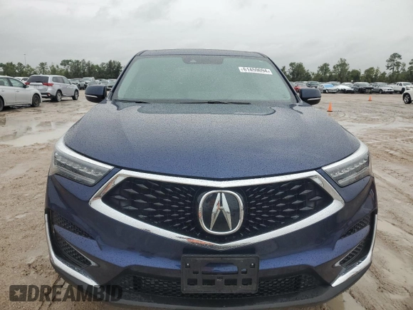 2021 Acura RDX w/Technology Package with VIN 5J8TC1H56ML011245, listed as a Copart auction lot 61459094 with 10,922 mi miles and Salvage Title. Bid and sale history available at carsss.com. Image 5.