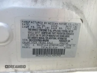 2016 Nissan Note S с VIN 3N1CE2CP6GL404293, выставлен на аукционе Copart как лот 64886445 с пробегом 140 957 миль миль и Чистый • Clean title. История ставок и продаж доступна на DreamBid. Изображение 12.