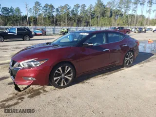 2018 Nissan Maxima S with VIN 1N4AA6AP6JC385988, listed as a Copart auction lot 49494795 with 44,072 mi miles and Salvage Title. Bid and sale history available at carsss.com. Image 1.