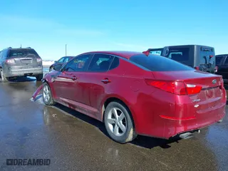 2015 Kia Optima LX with VIN 5XXGM4A79FG517679, listed as a IAAI auction lot 41748023 with 125,666 mi miles. Bid and sale history available at carsss.com. Image 3.