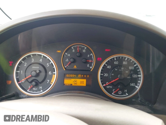 2011 Nissan Titan SL with VIN 1N6AA0EC7BN313599, listed as a IAAI auction lot 41888934 with 182,894 mi miles. Bid and sale history available at carsss.com. Image 7.