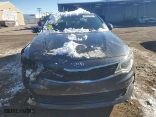 2017 Kia Optima LX 1.6T with VIN 5XXGT4L11HG142983, listed as a Copart auction lot 42417035 with 96,235 mi miles and Salvage Title. Bid and sale history available at carsss.com. Image 5.