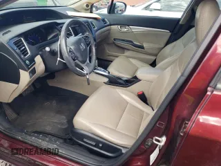 2015 Honda Civic Sedan EX-L with VIN 19XFB2F90FE034994, listed as a Copart auction lot 45046705 with 6,721 mi miles and Salvage Title. Bid and sale history available at carsss.com. Image 7.