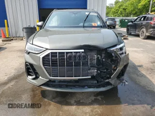 2024 Audi Q3 S line Premium with VIN WA1DECF33R1130720, listed as a Copart auction lot 59292025 with 15,949 mi miles and Salvage title. Bid and sale history available at DreamBid. Image 5.