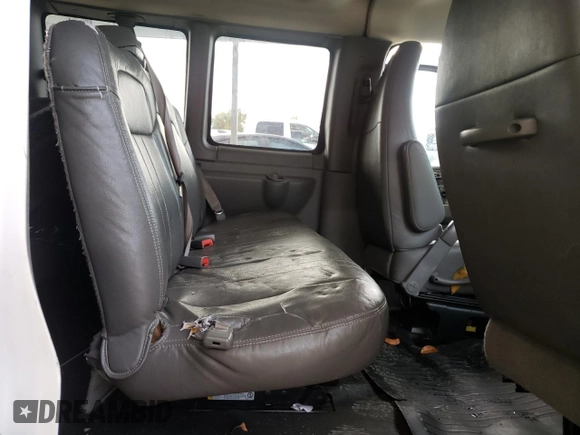2012 Chevrolet Express Passenger 1LS with VIN 1GAZGZFA0C1194298, listed as a Copart auction lot 78395734 with 134,333 mi miles and Salvage title. Bid and sale history available at DreamBid. Image 11.
