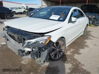 2017 Mercedes-Benz CLA with VIN WDDSJ4EB2HN423531, listed as a IAAI auction lot 41090530 with 1 mi miles. Bid and sale history available at carsss.com. Image 2.