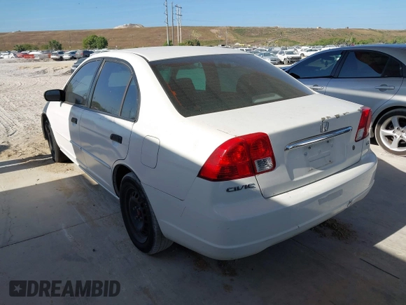 2003 Honda Civic LX with VIN 2HGES16513H517530, listed as a IAAI auction lot 42111453 with 216,814 mi miles. Bid and sale history available at carsss.com. Image 3.