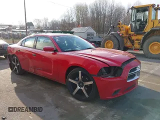 2012 Dodge Charger SXT with VIN 2C3CDXHG1CH126321, listed as a IAAI auction lot 41817597 with 133,783 mi miles. Bid and sale history available at carsss.com. Image 1.