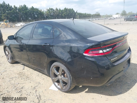 2014 Dodge Dart GT with VIN 1C3CDFEB9ED748006, listed as a IAAI auction lot 42093209 with 120,463 mi miles. Bid and sale history available at carsss.com. Image 3.