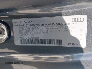 2014 Audi A5 Premium Plus z VIN WAULFAFH0EN003941, wystawiony jako IAAI lot #42406249 z przebiegiem 120 501 mil mil oraz . Historia ofert i sprzedaży dostępna na DreamBid. Obrazek 9.