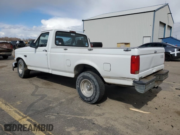 1995 Ford F-150 with VIN 2FTEF15N0SCA33333, listed as a Copart auction lot 49594735 with 186,762 mi miles and Salvage Title. Bid and sale history available at carsss.com. Image 2.