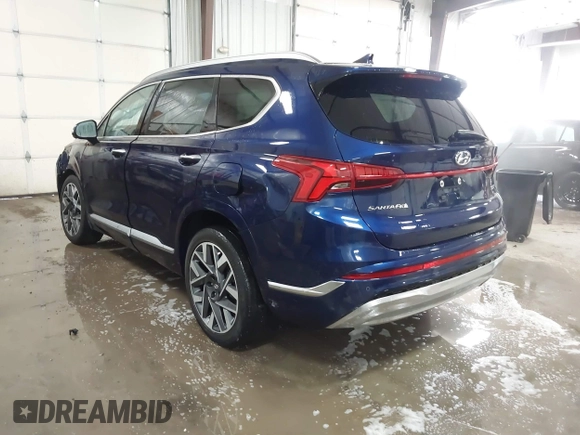 2022 Hyundai Santa Fe Calligraphy with VIN 5NMS54AL4NH440644, listed as a IAAI auction lot 41491812 with 29,671 mi miles. Bid and sale history available at carsss.com. Image 3.