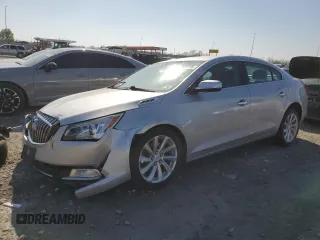 2014 Buick LaCrosse Premium I with VIN 1G4GD5G38EF208210, listed as a Copart auction lot 49837745 with 162,600 mi miles and Salvage title. Bid and sale history available at DreamBid. Image 1.