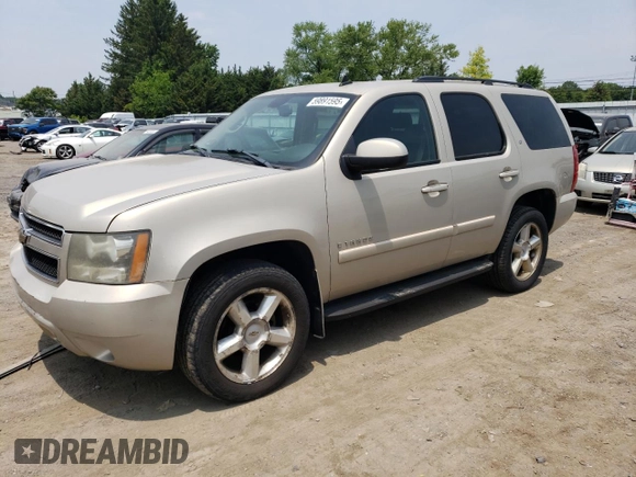 2008 Chevrolet Tahoe 3LT z VIN 1GNFK13078J175980, wystawiony jako Copart lot #59891595 z przebiegiem 234 081 mil mil oraz Czysty tytuł • Clean title. Historia ofert i sprzedaży dostępna na DreamBid. Obrazek 1.