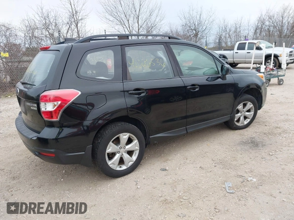 2016 Subaru Forester 2.5i with VIN JF2SJABC0GH558642, listed as a IAAI auction lot 41066536 with 100,840 mi miles and . Bid and sale history available at DreamBid. Image 4.