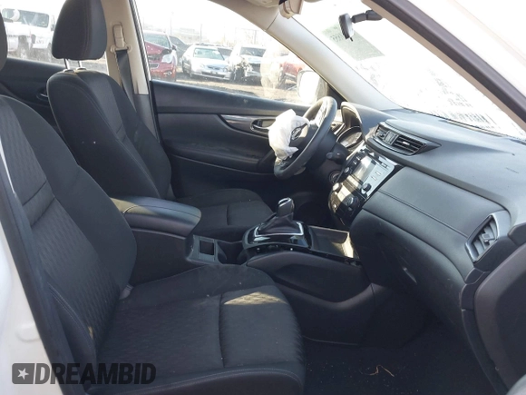 2017 Nissan Rogue S with VIN KNMAT2MT3HP560173, listed as a IAAI auction lot 41661855 with 108,624 mi miles. Bid and sale history available at carsss.com. Image 5.