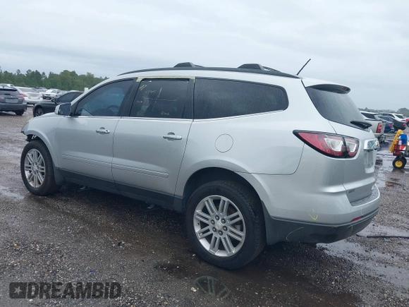 2015 Chevrolet Traverse LT with VIN 1GNKRGKD0FJ385528, listed as a IAAI auction lot 40298898 with 89,287 mi miles and . Bid and sale history available at DreamBid. Image 3.