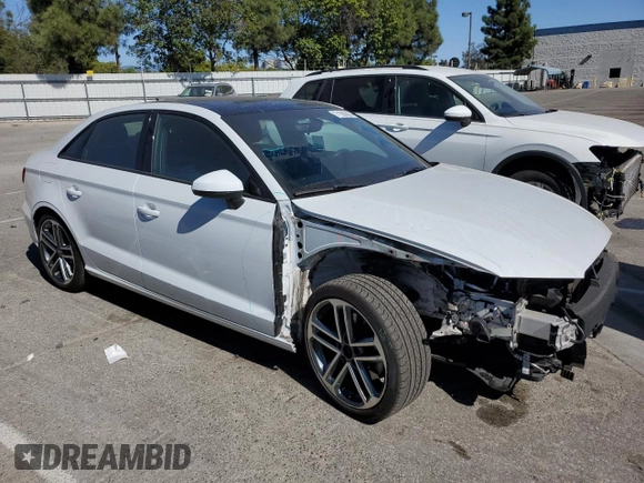 2019 Audi A3 Sedan Premium with VIN WAUAUGFF2KA086788, listed as a Copart auction lot 71160063 with 36,141 mi miles. Bid and sale history available at carsss.com. Image 4.