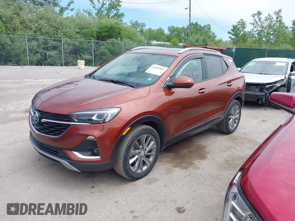 2020 Buick Encore GX Essence with VIN KL4MMFSL0LB134977, listed as a IAAI auction lot 42289541 with 55,021 mi miles and . Bid and sale history available at DreamBid. Image 17.