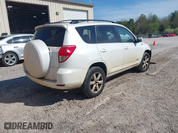 2007 Toyota RAV4 Limited with VIN JTMZK31V075013616, listed as a IAAI auction lot 41911177 with 281,075 mi miles. Bid and sale history available at carsss.com. Image 4.
