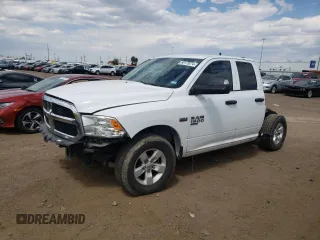 2021 Ram 1500 Tradesman z VIN 1C6RR7FT5MS504813, wystawiony jako Copart lot #60173074 z przebiegiem 26 781 mil mil oraz Szkoda całkowita • Salvage title. Historia ofert i sprzedaży dostępna na DreamBid. Obrazek 1.