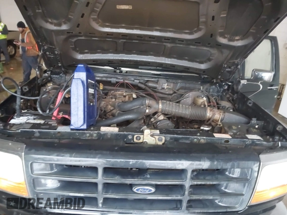 1996 Ford F-150 with VIN 1FTEF14H8TLB38284, listed as a IAAI auction lot 41236907 with 175,998 mi miles. Bid and sale history available at carsss.com. Image 10.