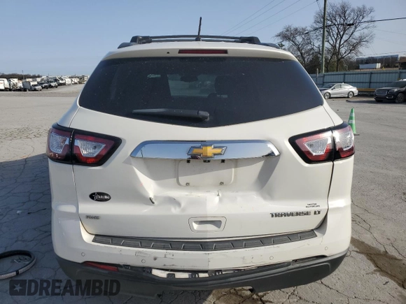 2015 Chevrolet Traverse LT with VIN 1GNKVGKD9FJ310709, listed as a Copart auction lot 47827015 with 176,208 mi miles and Salvage Title. Bid and sale history available at DreamBid. Image 6.