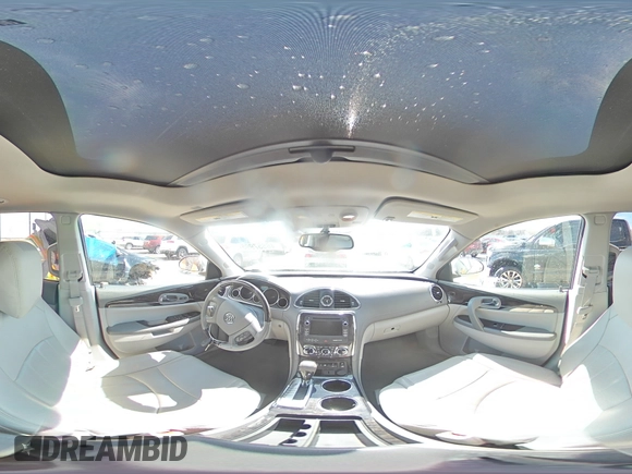 2015 Buick Enclave Leather with VIN 5GAKVBKD0FJ158638, listed as a Copart auction lot 46657995 with 76,015 mi miles and Salvage Title. Bid and sale history available at carsss.com. Image 14.