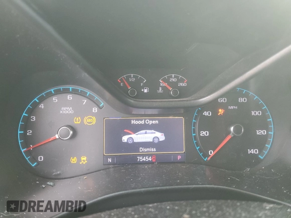 2019 GMC Canyon 4WD Denali with VIN 1GTG6EEN6K1111583, listed as a Copart auction lot 88544395 with 75,454 mi miles and Salvage Title. Bid and sale history available at carsss.com. Image 9.