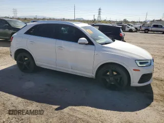 2016 Audi Q3 Prestige with VIN WA1GFCFS5GR004116, listed as a Copart auction lot 57690675 with 122,081 mi miles and Salvage title. Bid and sale history available at DreamBid. Image 4.