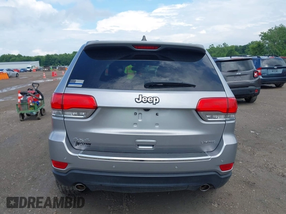 2014 Jeep Grand Cherokee Limited with VIN 1C4RJFBGXEC517832, listed as a IAAI auction lot 42583697 with 107,719 mi miles and . Bid and sale history available at DreamBid. Image 17.