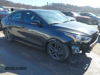 2021 Kia Forte GT-Line with VIN 3KPF34AD7ME415713, listed as a IAAI auction lot 41652723 with 70,146 mi miles. Bid and sale history available at carsss.com. Image 1.