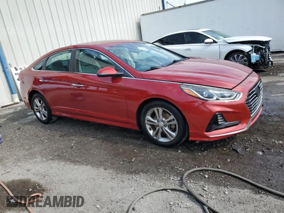 2018 Hyundai Sonata Sport with VIN 5NPE34AF2JH601518, listed as a Copart auction lot 54181315 with 41,210 mi miles and Salvage Title. Bid and sale history available at carsss.com. Image 4.