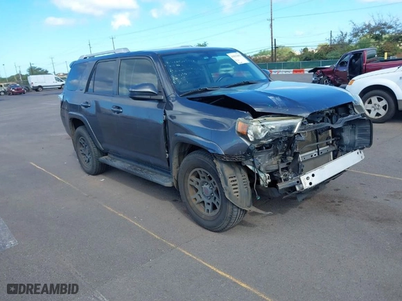 2016 Toyota 4Runner SR5 with VIN JTEZU5JR7G5134888, listed as a IAAI auction lot 41819402 with 120,691 mi miles. Bid and sale history available at carsss.com. Image 1.