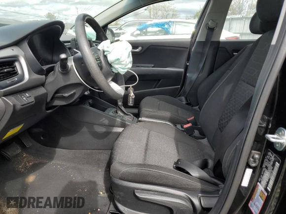 2020 Kia Rio LX with VIN 3KPA24AD1LE286105, listed as a Copart auction lot 53278155 with 0 mi miles and Salvage Title. Bid and sale history available at carsss.com. Image 7.
