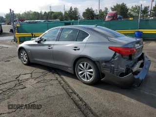 2014 Infiniti Q50 Premium with VIN JN1BV7AP3EM691249, listed as a Copart auction lot 59920285 with 168,208 mi miles and Salvage title. Bid and sale history available at DreamBid. Image 2.
