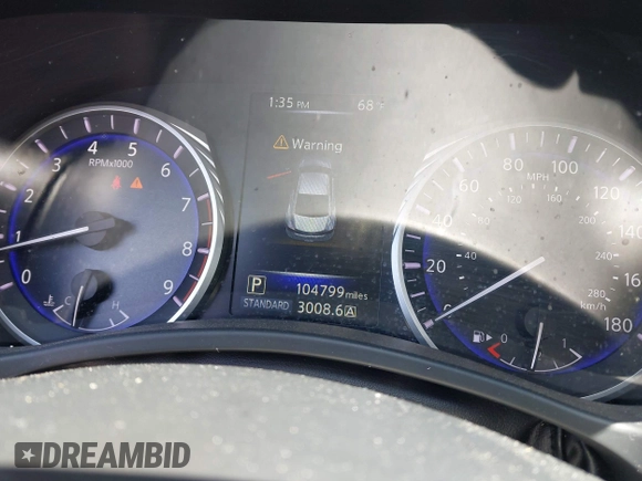 2017 Infiniti Q60 Premium with VIN JN1EV7EL2HM550150, listed as a IAAI auction lot 42324819 with 104,799 mi miles and . Bid and sale history available at DreamBid. Image 7.