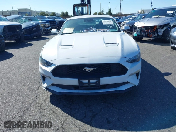 2021 Ford Mustang EcoBoost with VIN 1FA6P8TH5M5146799, listed as a IAAI auction lot 41575950 with 47,037 mi miles. Bid and sale history available at carsss.com. Image 12.