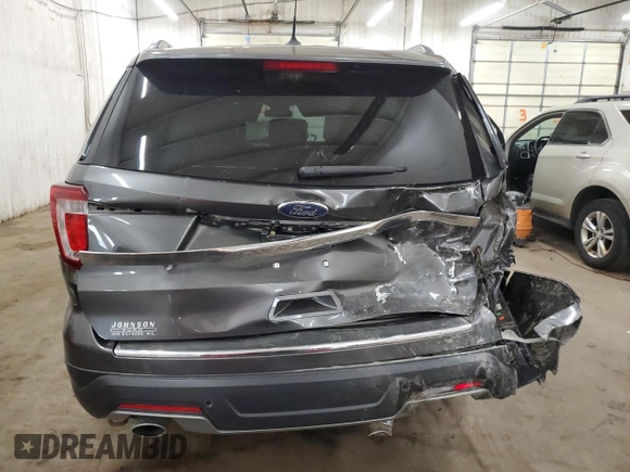 2018 Ford Explorer XLT with VIN 1FM5K8D83JGB69531, listed as a Copart auction lot 52981025 with 114,873 mi miles and Salvage Title. Bid and sale history available at carsss.com. Image 6.