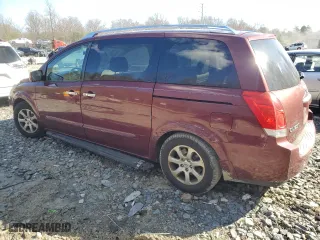 2009 Nissan Quest SL with VIN 5N1BV28U99N103992, listed as a Copart auction lot 50623005 with 192,406 mi miles and Salvage Title. Bid and sale history available at carsss.com. Image 2.