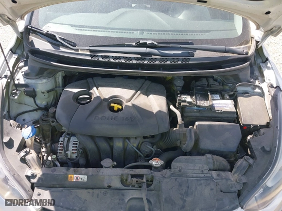 2014 Hyundai Elantra SE with VIN KMHDH4AE9EU140846, listed as a IAAI auction lot 42032069 with 168,052 mi miles. Bid and sale history available at carsss.com. Image 10.